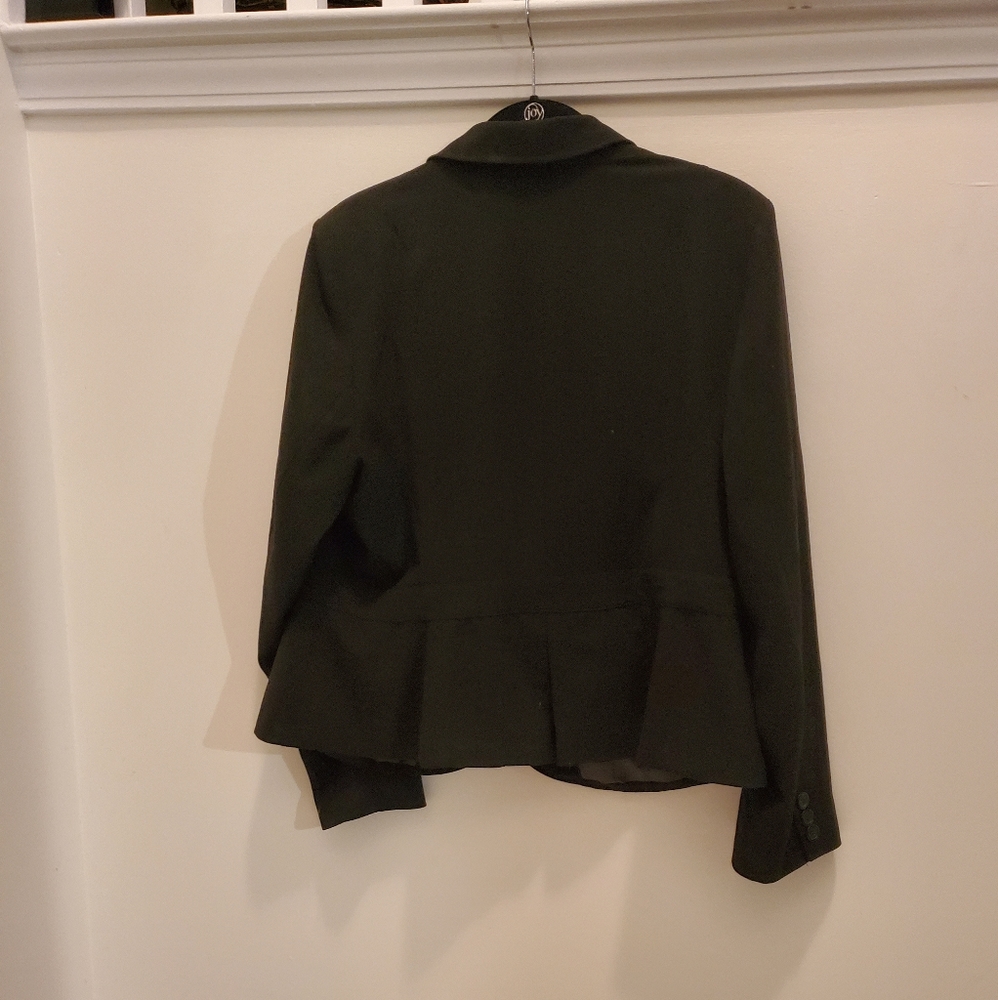 Pleated Back Blazer Jacket - image 3